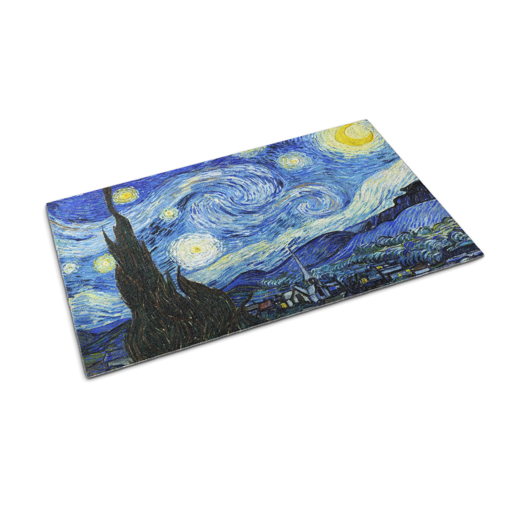 Wycieraczka do butów 60x40 Gwieździsta Noc obraz Van Gogh Tulup