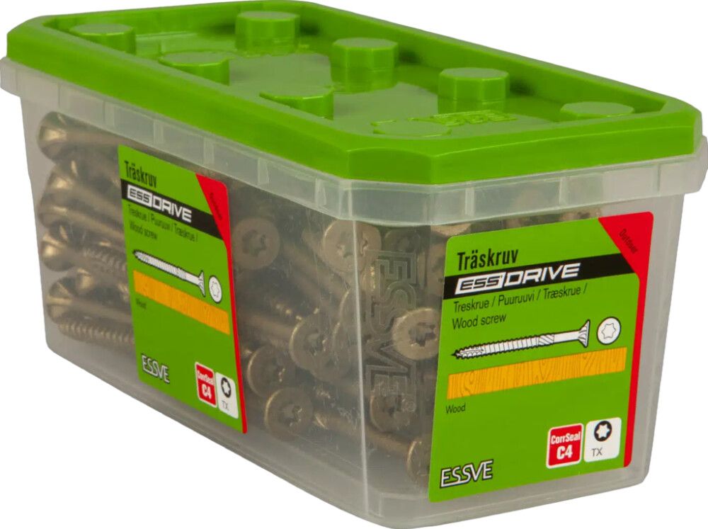 TRESKRUE ESSVE 6,0X100MM FORSENKET 100STK