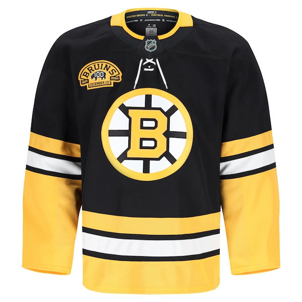 Boston Bruins  100th Anniversary Authentic Pro Jersey - Black