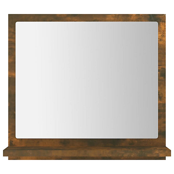 Miroir de bain 40 x 10,5 bois beige Helloshop26