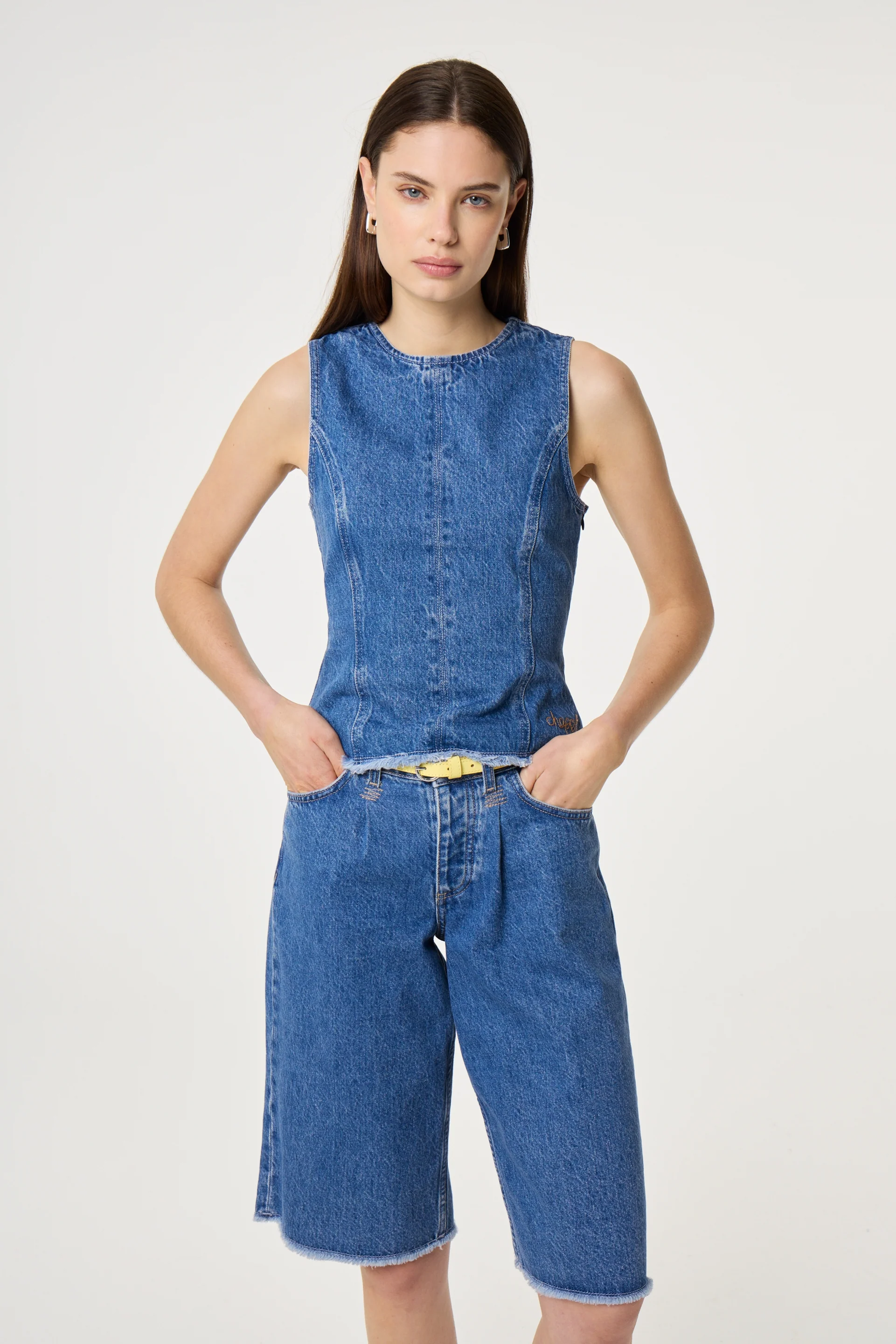 Jojo Top | Faded Light Blue