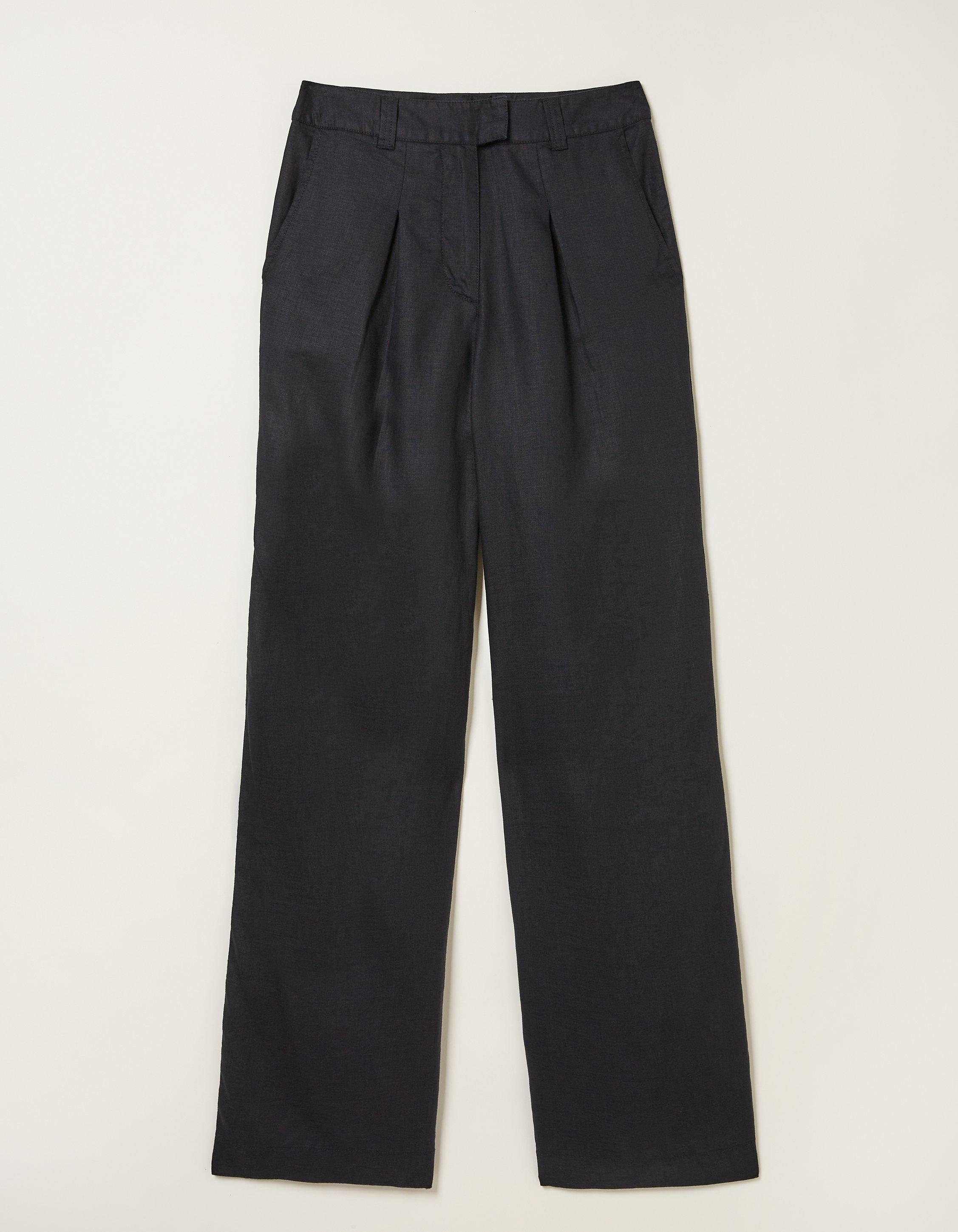 Ives Wide Leg Linen Trousers