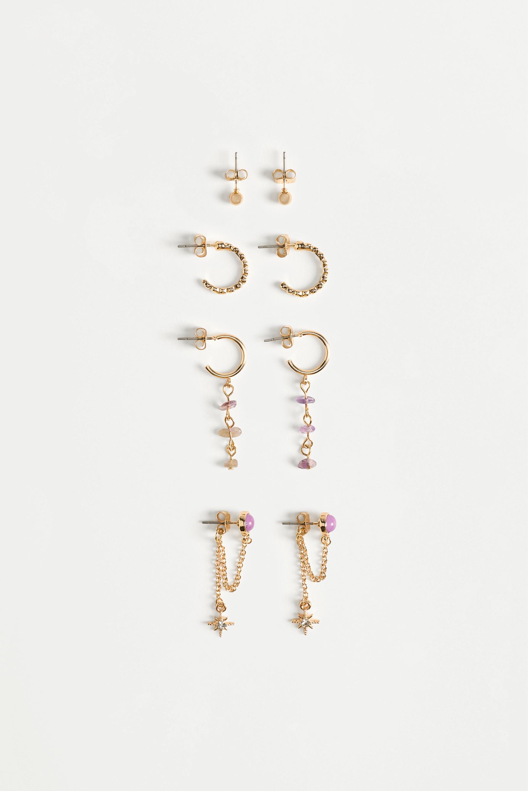 Pendientes combinados (Pack 4)