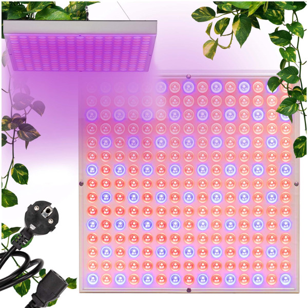 Lampa do wzrostu roślin 225 LED wiszący panel do doświetlania kwiatów 36 W