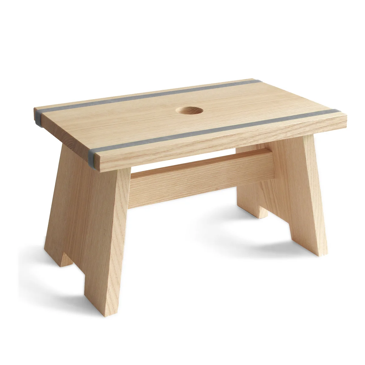 side by side - Fußschemel Little Stool, blaugrau