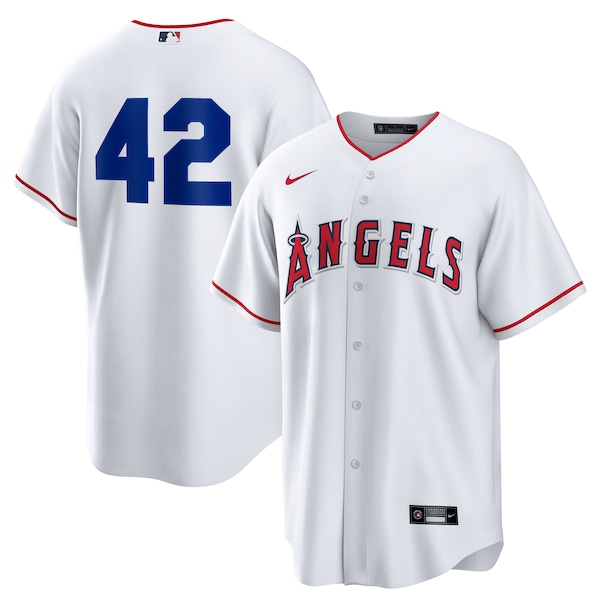 Los Angeles Angels Nike Home  2025 Jackie Robinson Day Replica Jersey - White