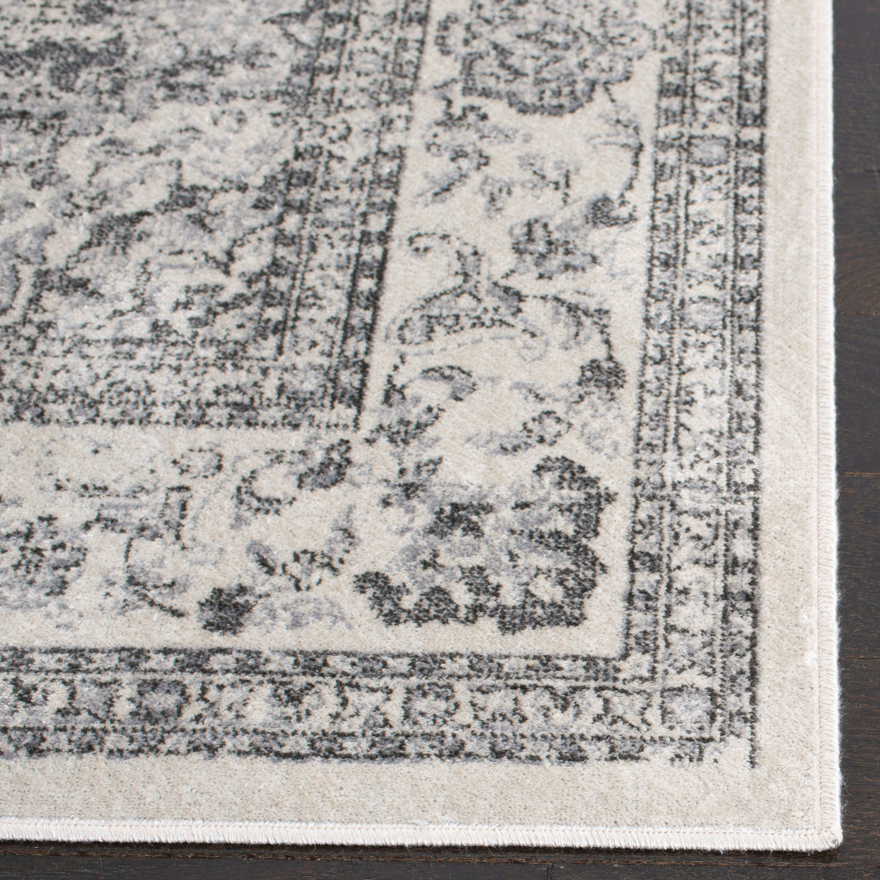 ATLAS - Tapis de salon interieur en  ivoire & beige, 99 x 160 cm