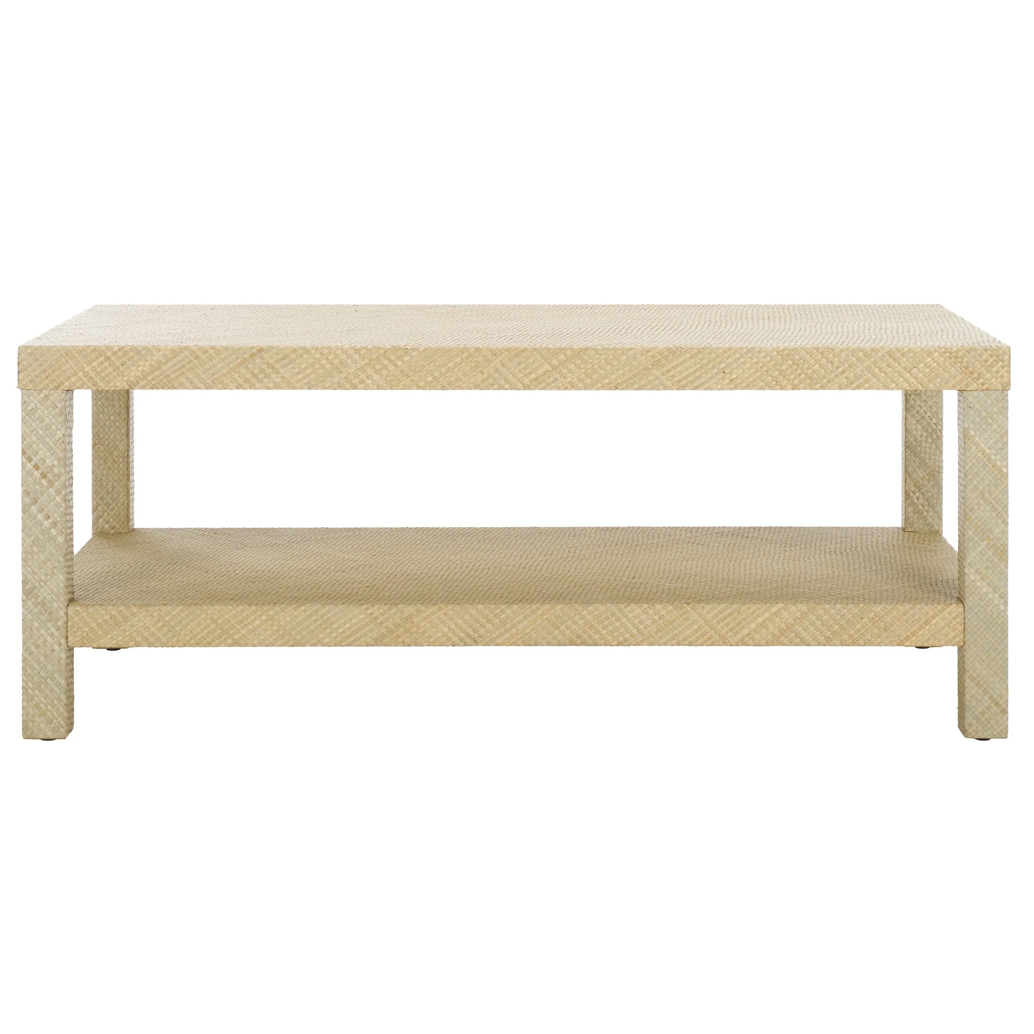 SAFAVIEH Apis Raffia 2-Shelf Coffee Table - 45W x 22D x 18H