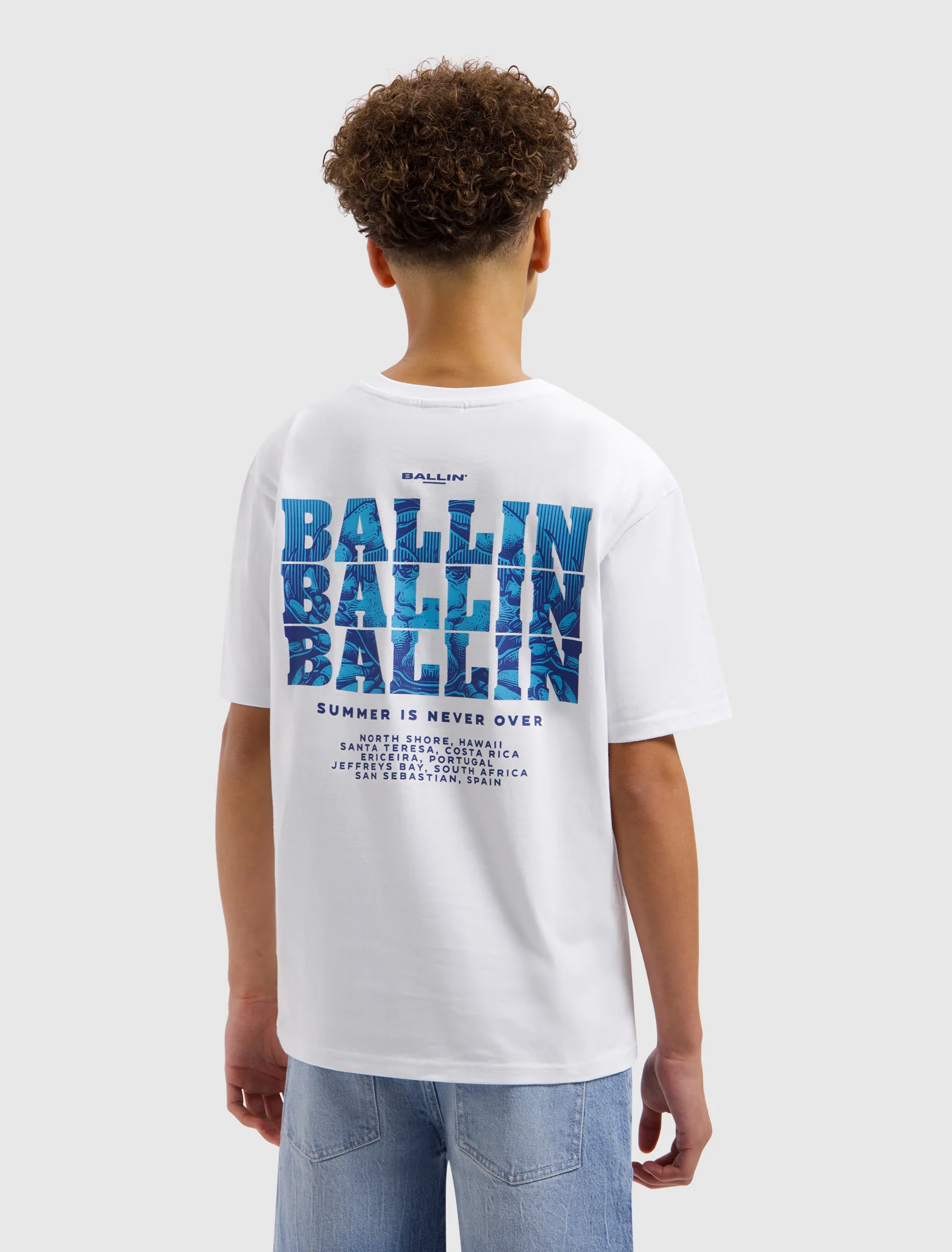 Junior Summer Is Never Over T-shirt | White