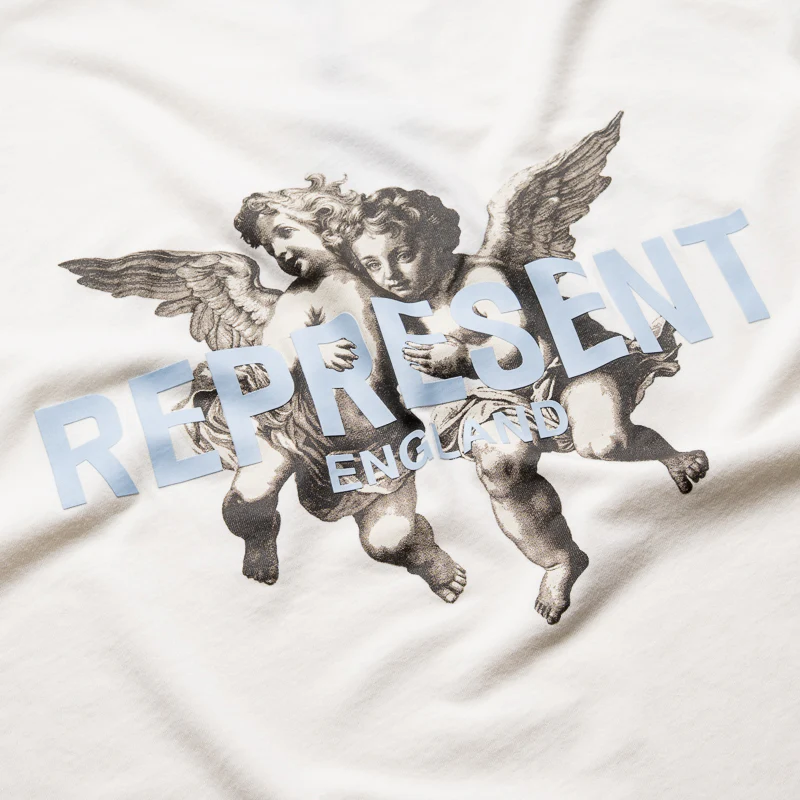 Represent Legacy Cherubs Tee - Flat White
