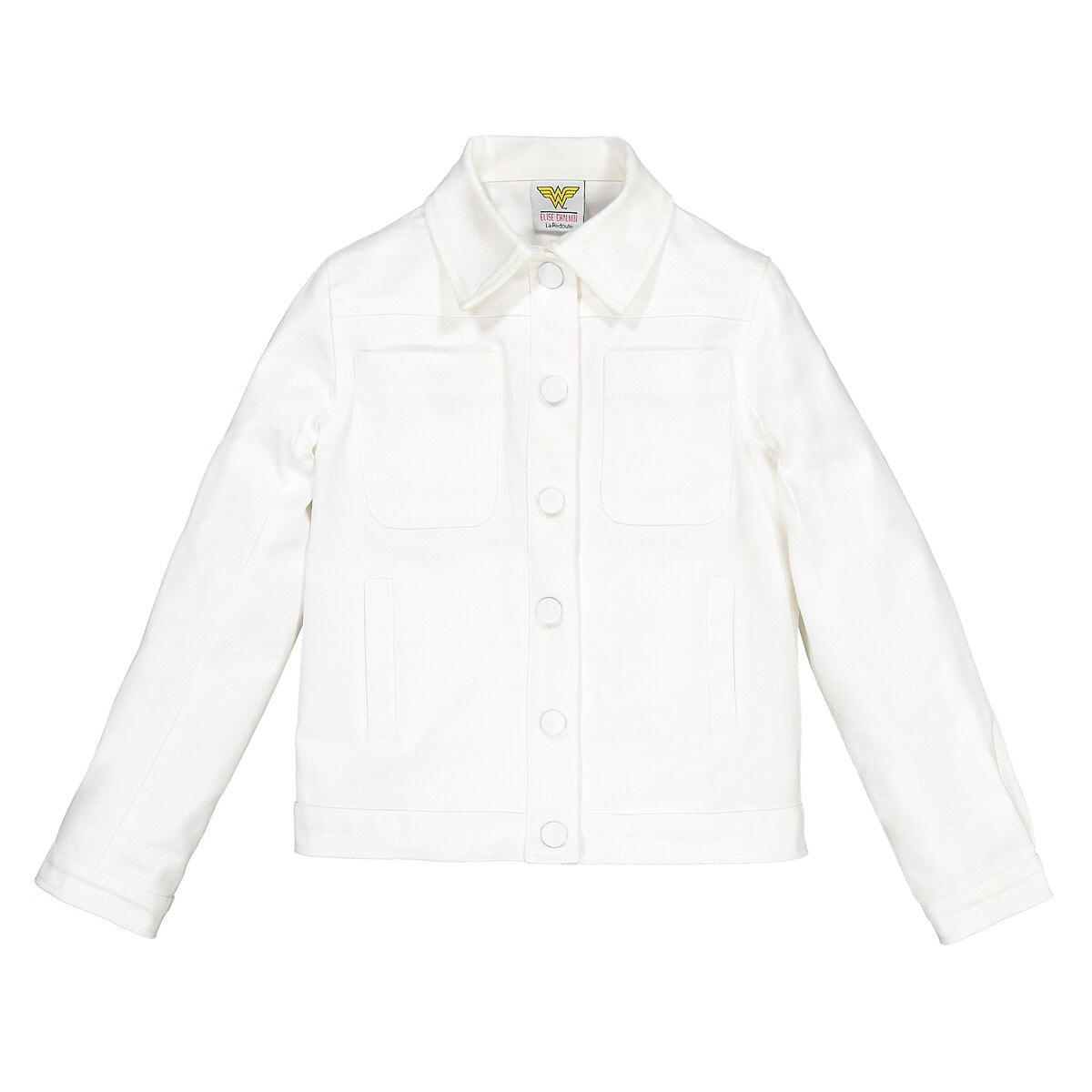 Veste  en jean imprimé mi-saison 3-14 ans