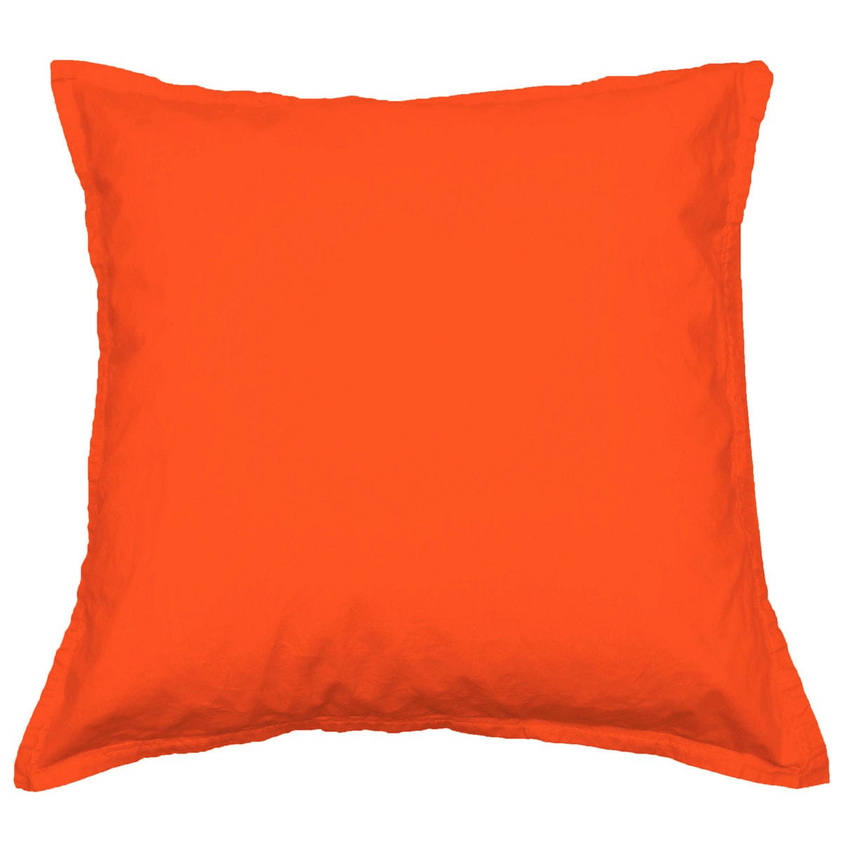 STUDIO - Lot de 2 taies d'oreiller en coton  corail 65x65 cm