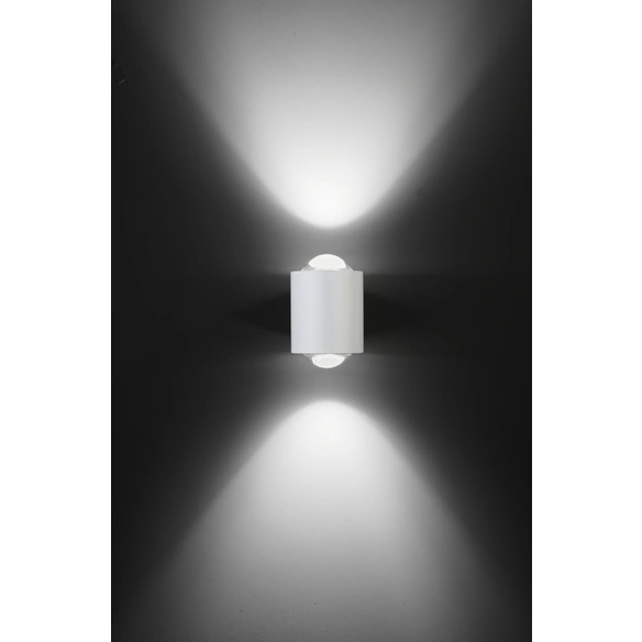 LED-Wandleuchte »POWERLENS Up & Down«, 2-flammig, weiß
