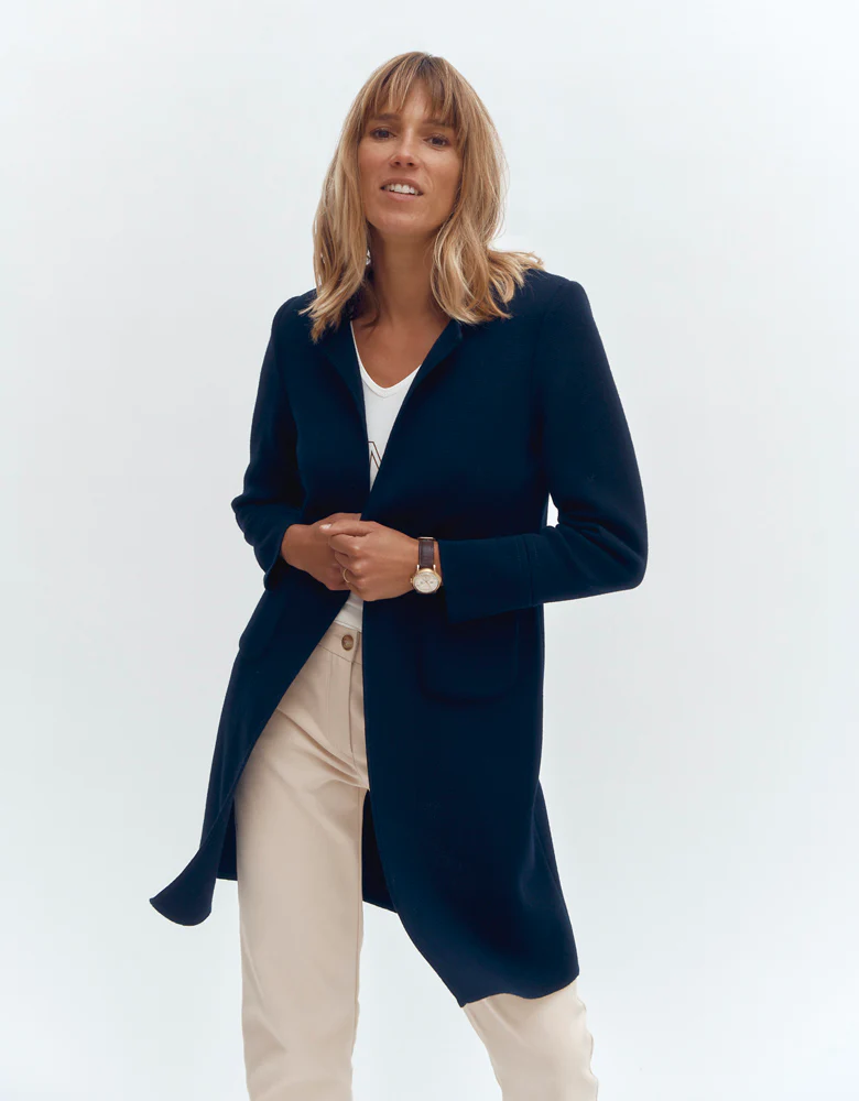 Manteau maille milano en mérinos NARITUX1927/87256/317