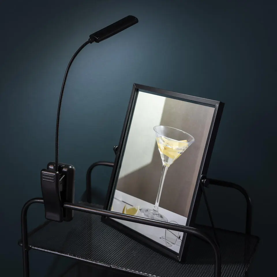 QUVIO Fotolijst staand staal 17,5 x 23 cm (bxh) - Zwart