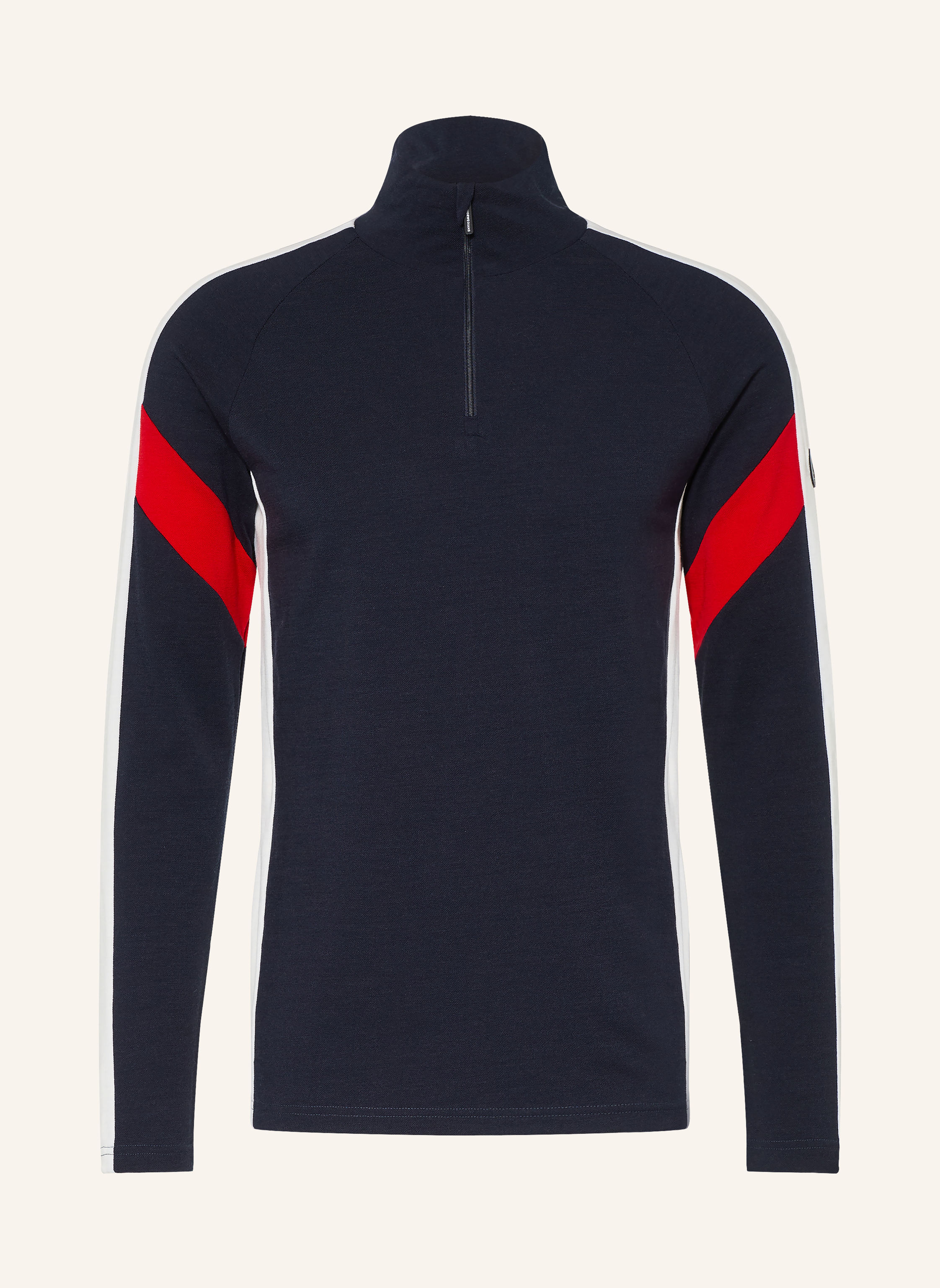 WE NORWEGIANS Piqué-Midlayer ZERMATT aus Merinowolle