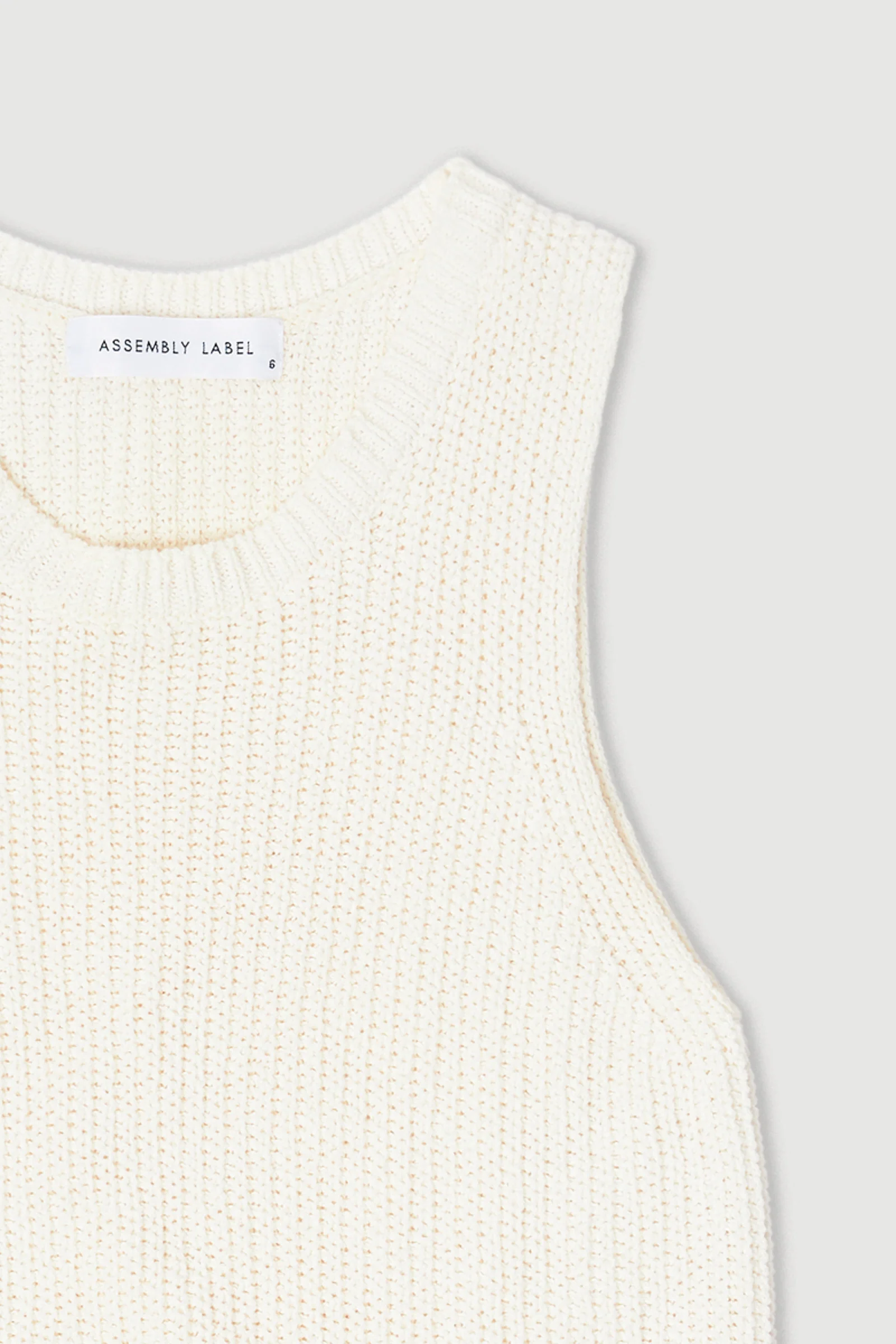 Re-Worn Womens Cotton Blend Textured Tank