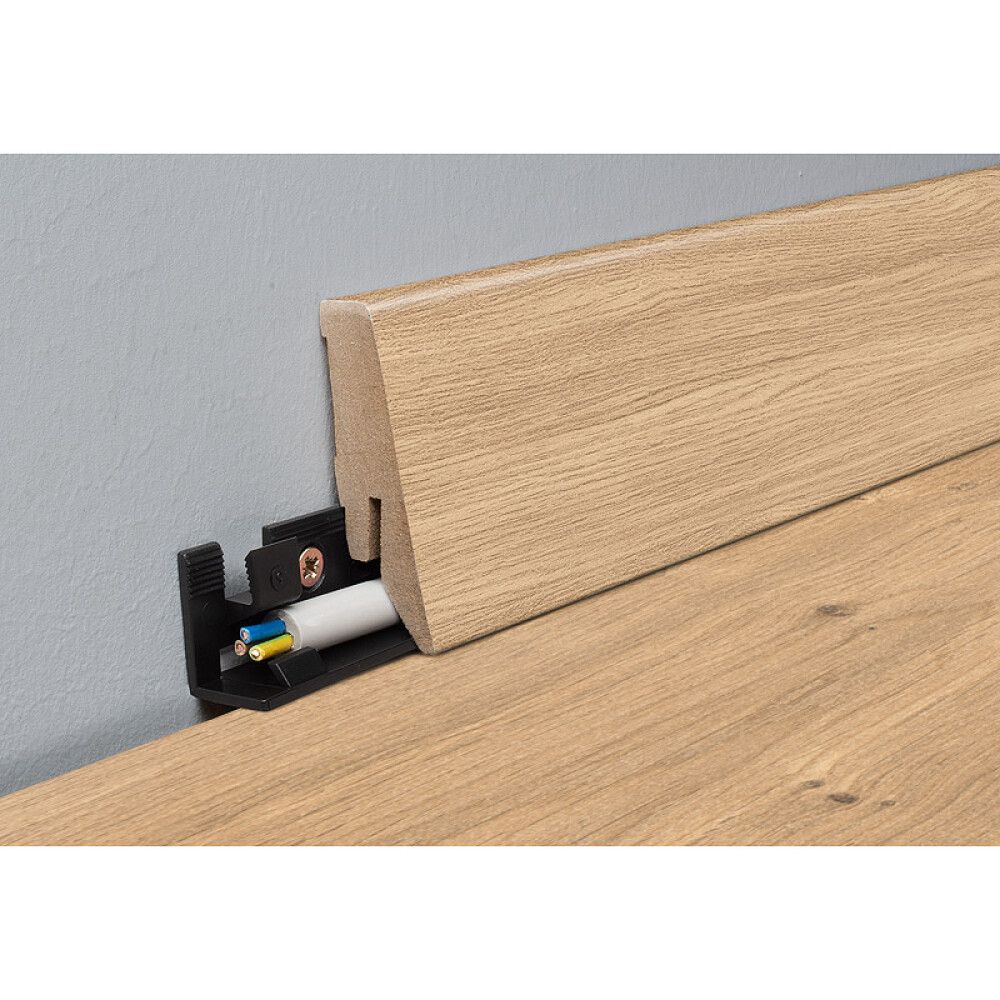 GULVLISTER LOGOCLIC EK RHEAS MDF 2600X18X58MM