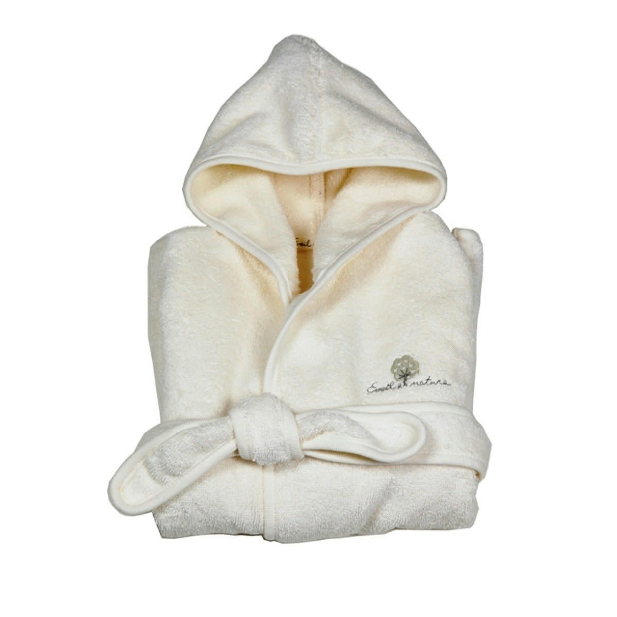 GAMME BIO UNIS - Peignoir 12/24 mois Coton bio Ecru