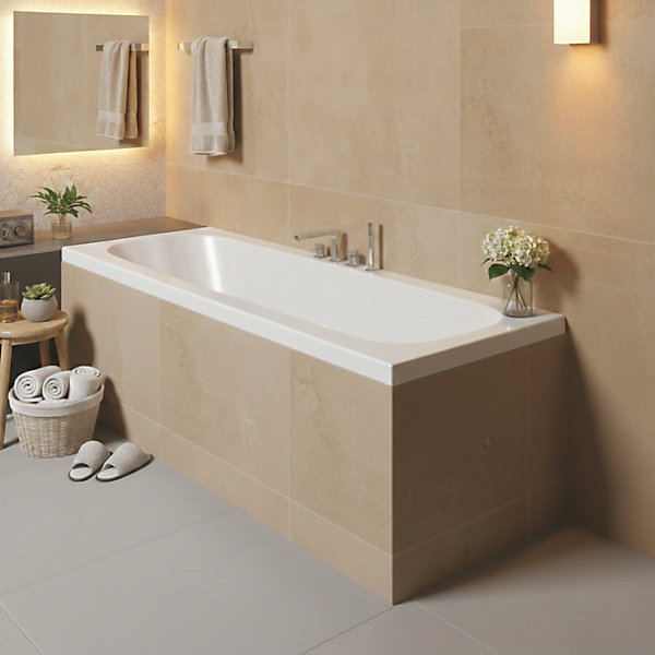 Baignoire rectangulaire POP 180x80cm - Sans tablier