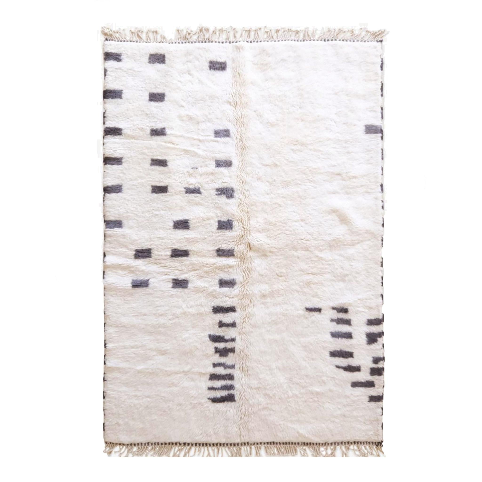 AFK Living vloerkleed Berber - handgemaakt - Wol - 140 cm x 200 cm