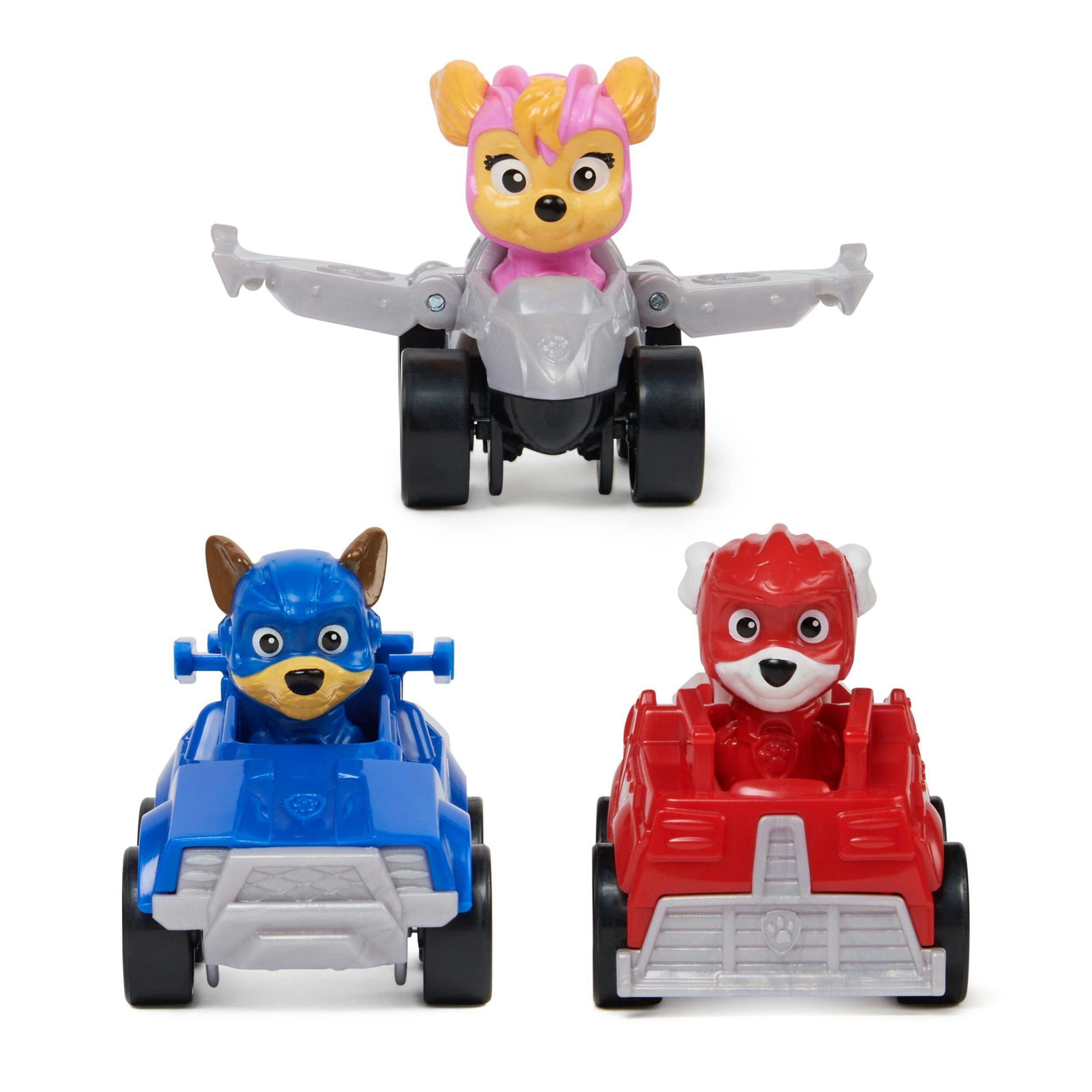 PAW Patrol: The Mighty Movie Mini Figure Racers/Vehicle Gift Pack