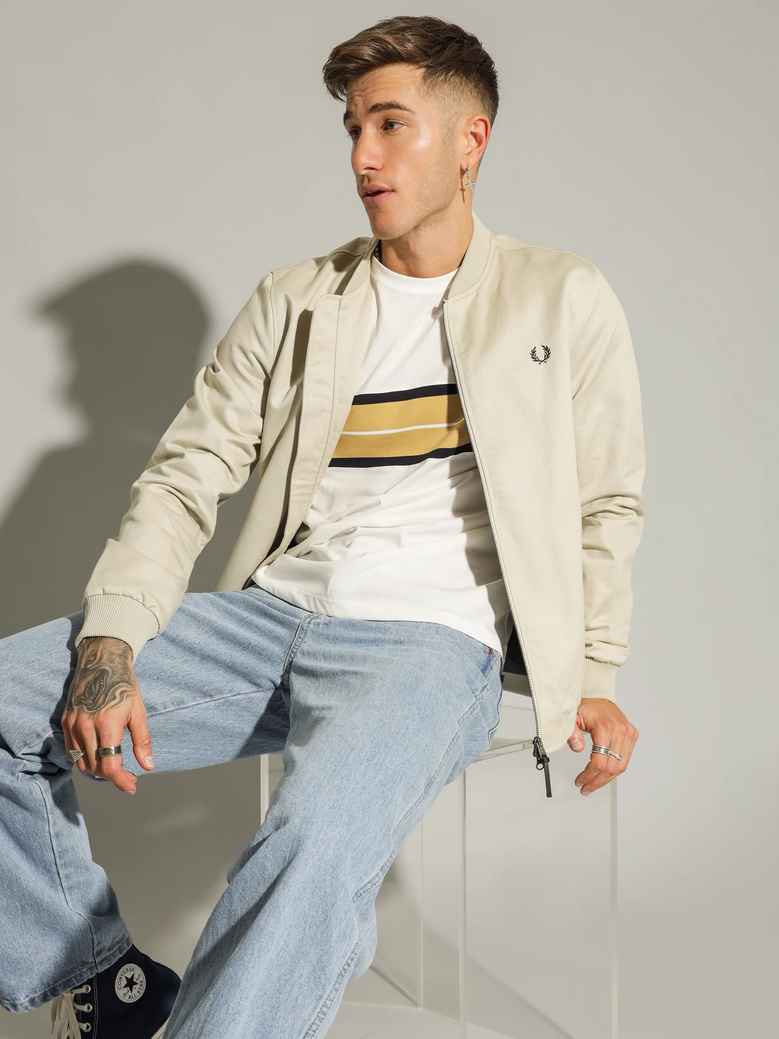 Twill Bomber Jacket