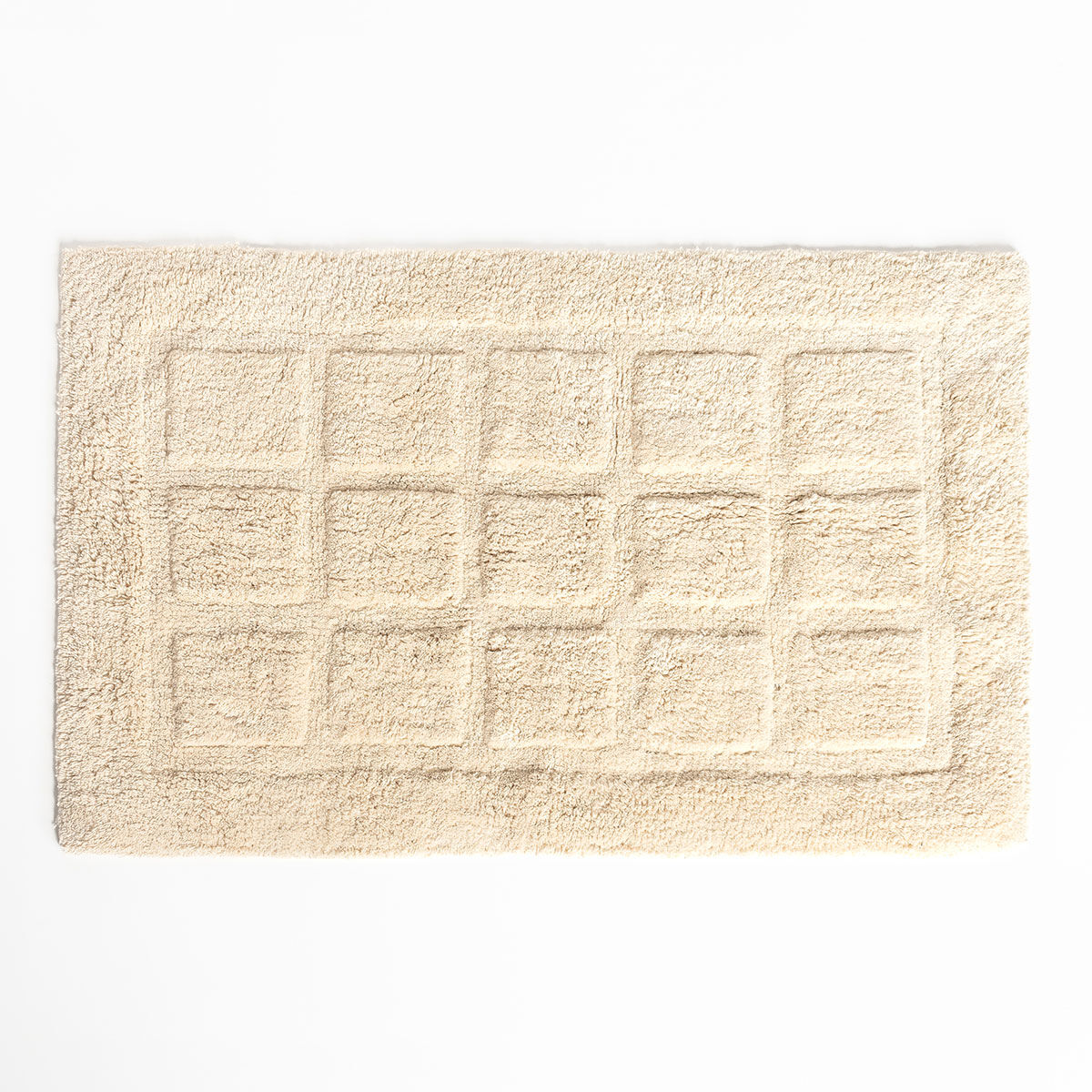 Tapete wc EVIE bege de algodão 50x80cm