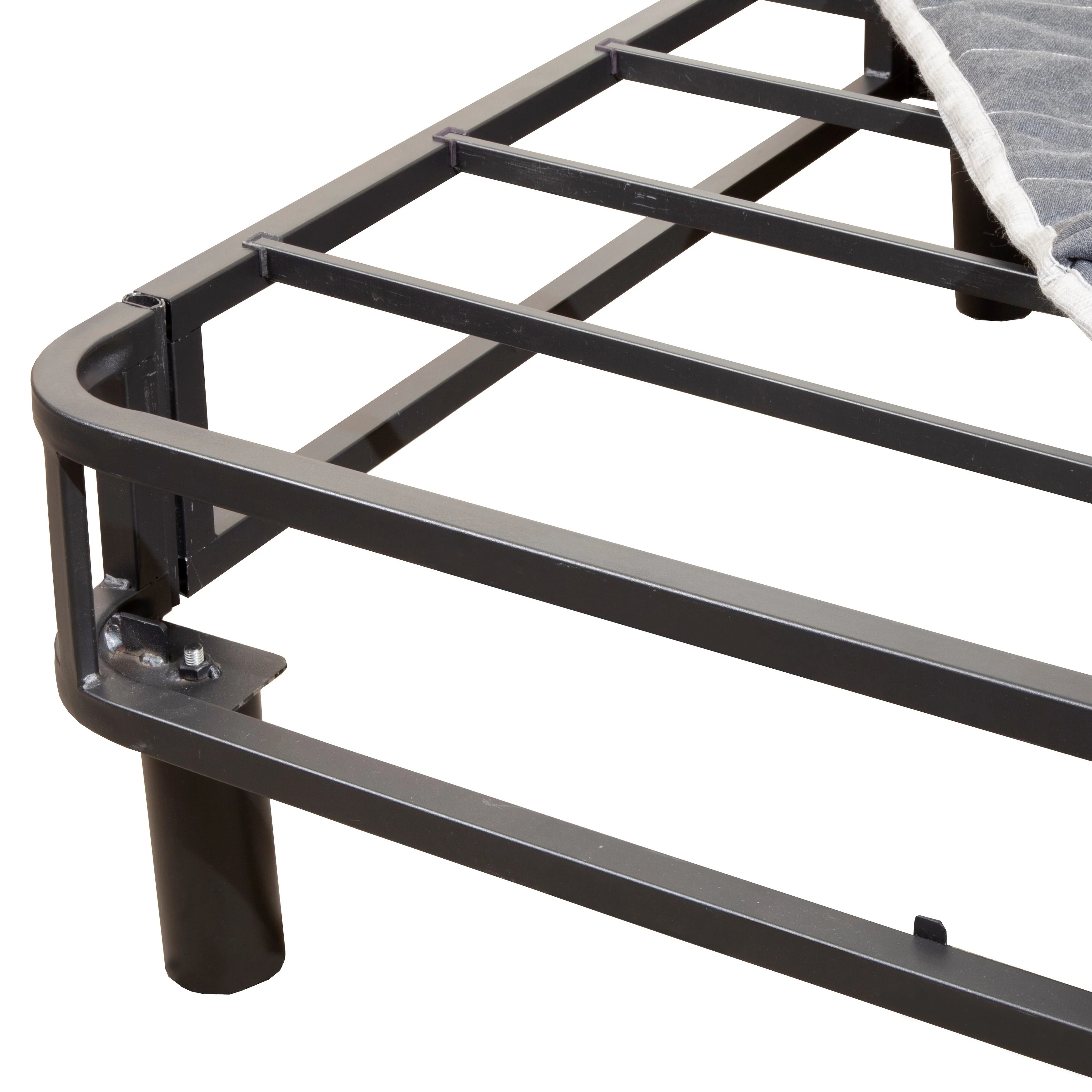 Hollywood Bed Frame Twin XL Enforce Platform Base and Metal Box Spring