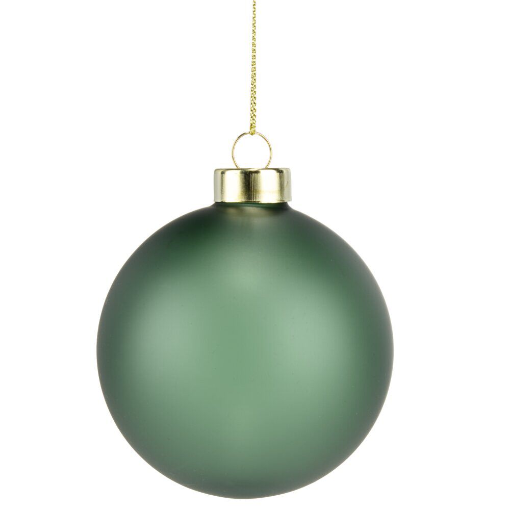 Boule de No&euml;l en verre Ø8cm (3 modèles)