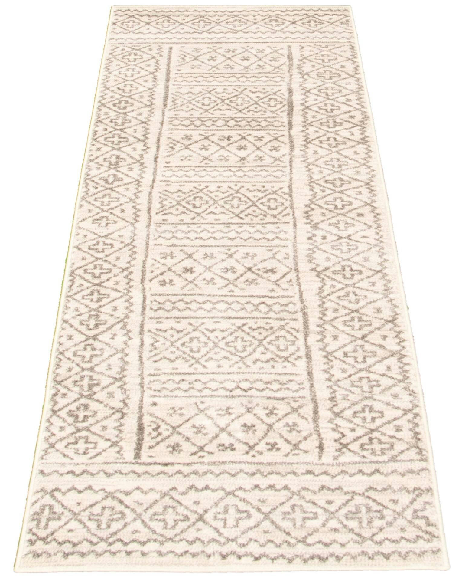 ECARPET Mia Indoor Area Rug, Grey, 31-in x 96-in