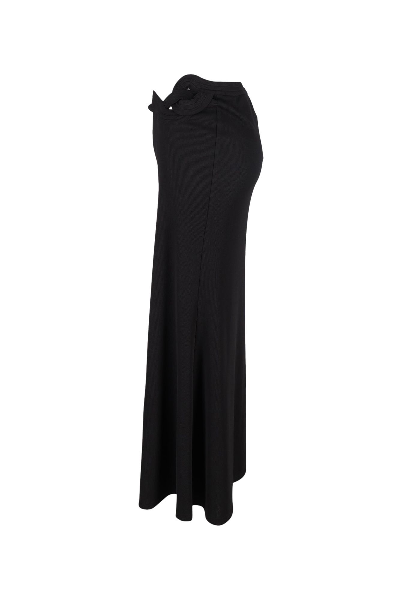 Christopher Esber Preloved Multi Bind Dual Linked Skirt in Black Polyester