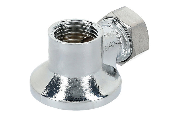 Applique chromée avec écrou à collet battu 14-1/2 - GARIS - B01-AML