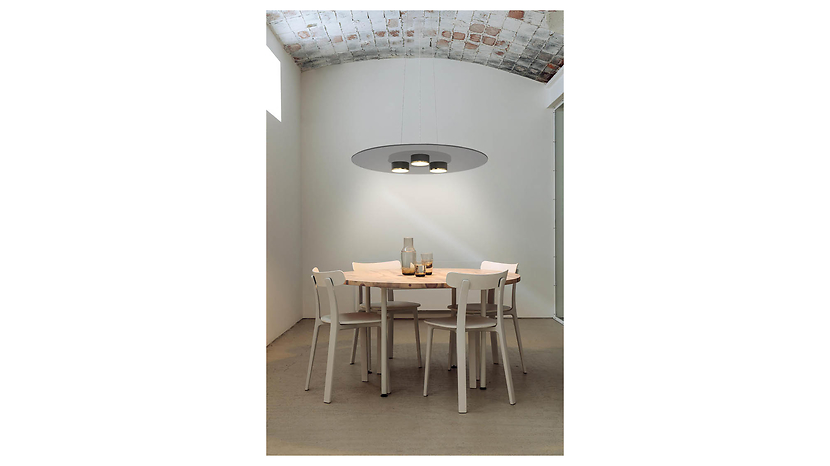 Lampa wisząca Lannion LED 3-punktowa ze ściemniaczem czarna