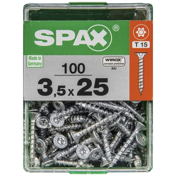 Universalschraube, T-STAR plus, 100 Stk., 3,5 x 25 mm