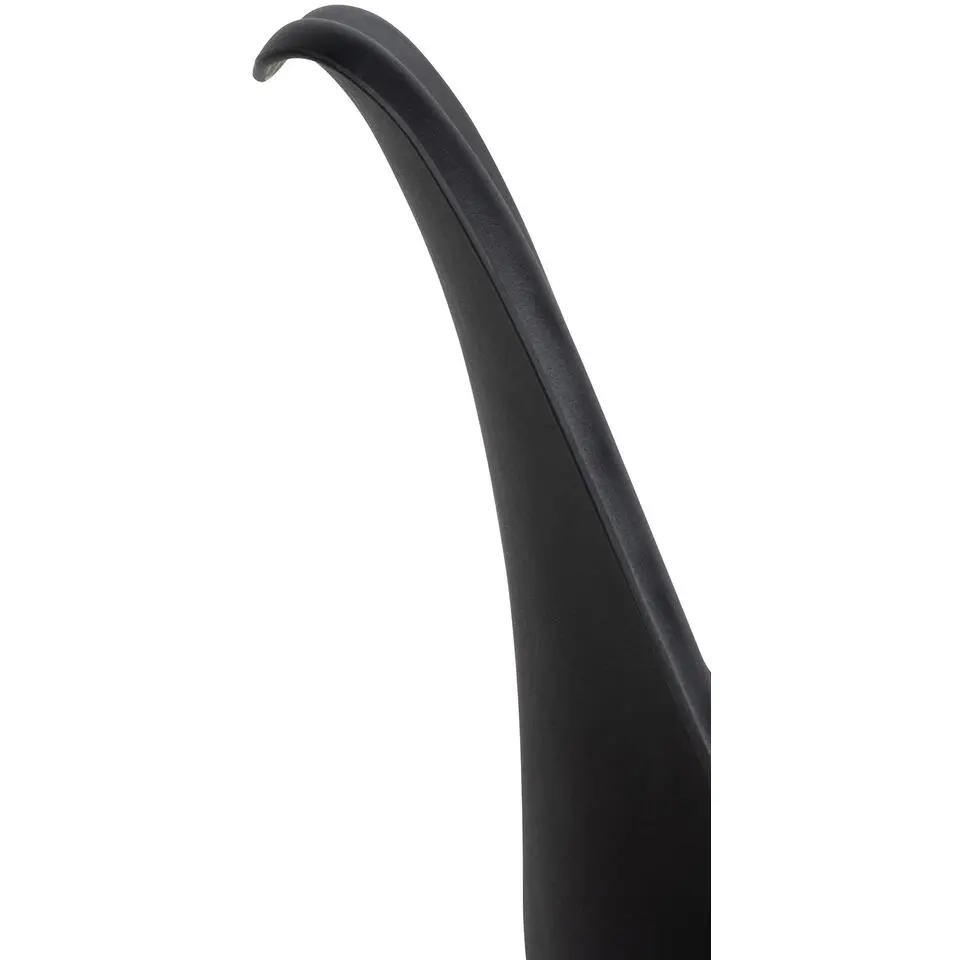 CLP Set van 6 Eetkamerstoel Ramsey natura Frame - Kunststof - zwart