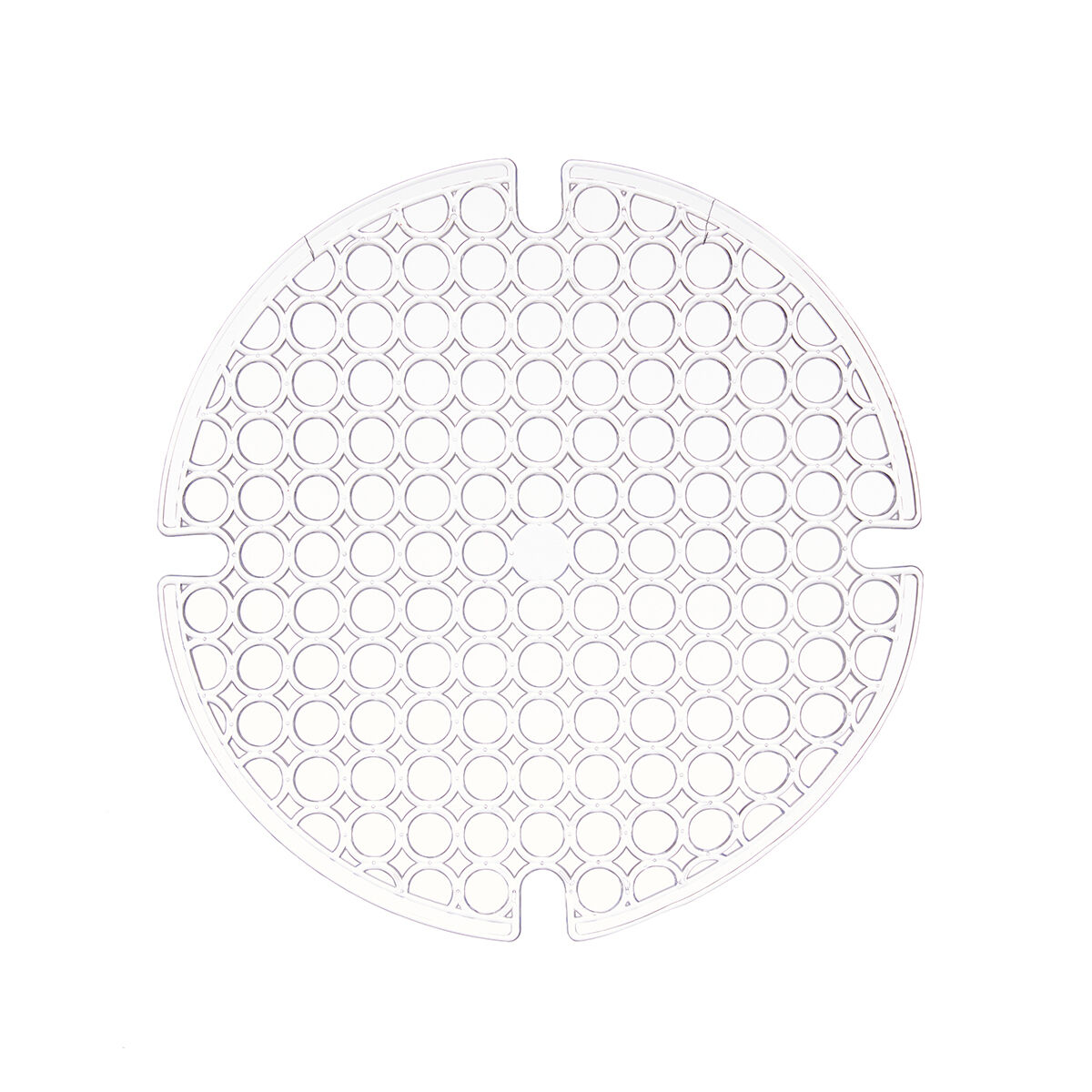 Tapete transparente redondo para banca 29cm