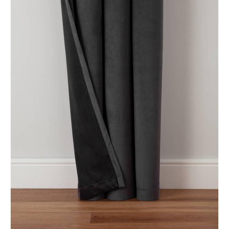 Habitat Eyelet Curtains - Grey - 117x183cm