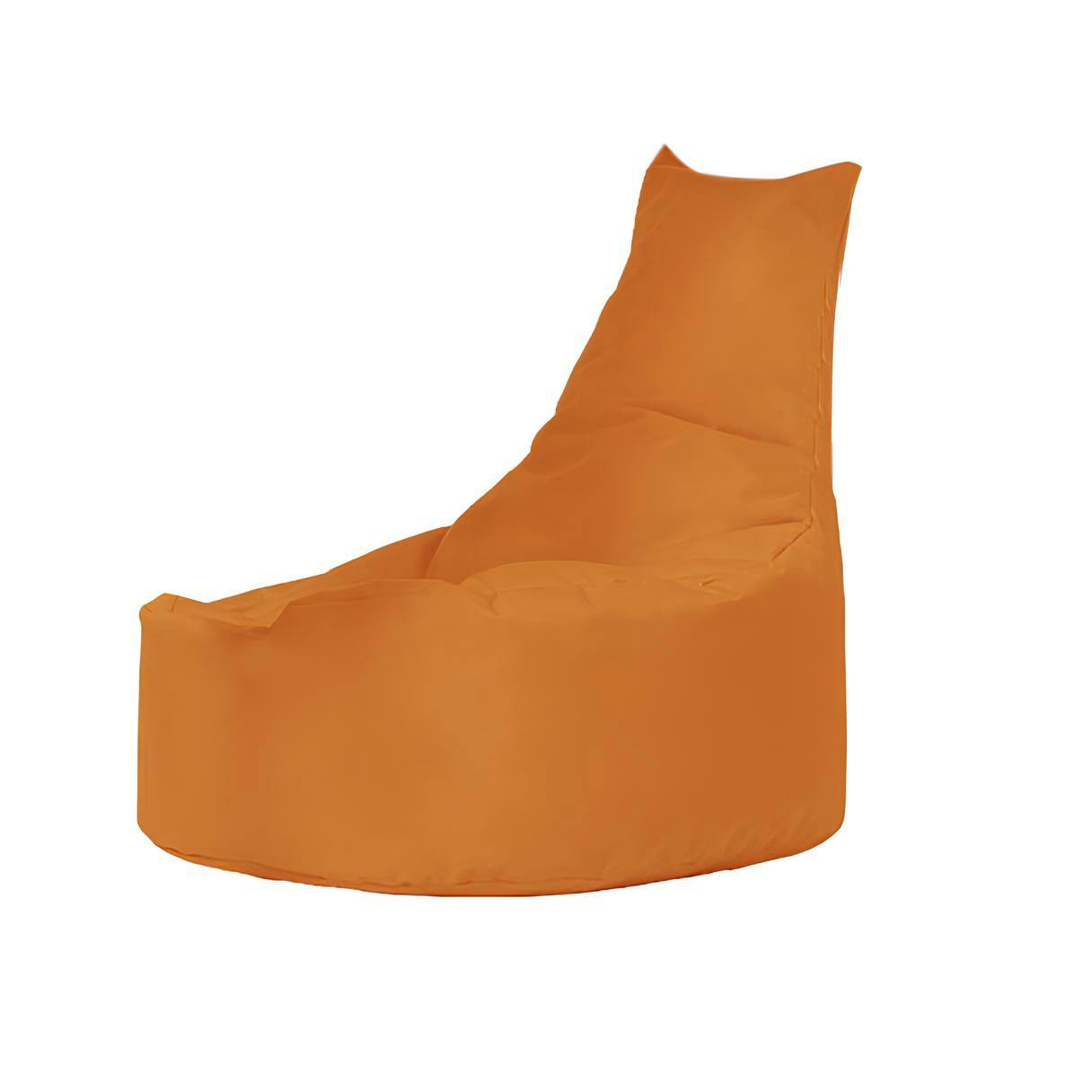 Pouf extérieur orange avec dossier ARTA