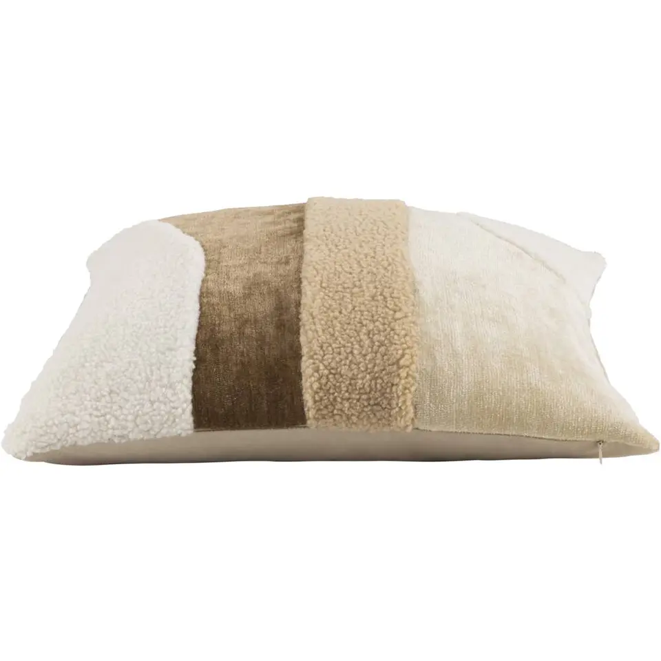 Sierkussen Brent - beige/bruin - 45x45 cm