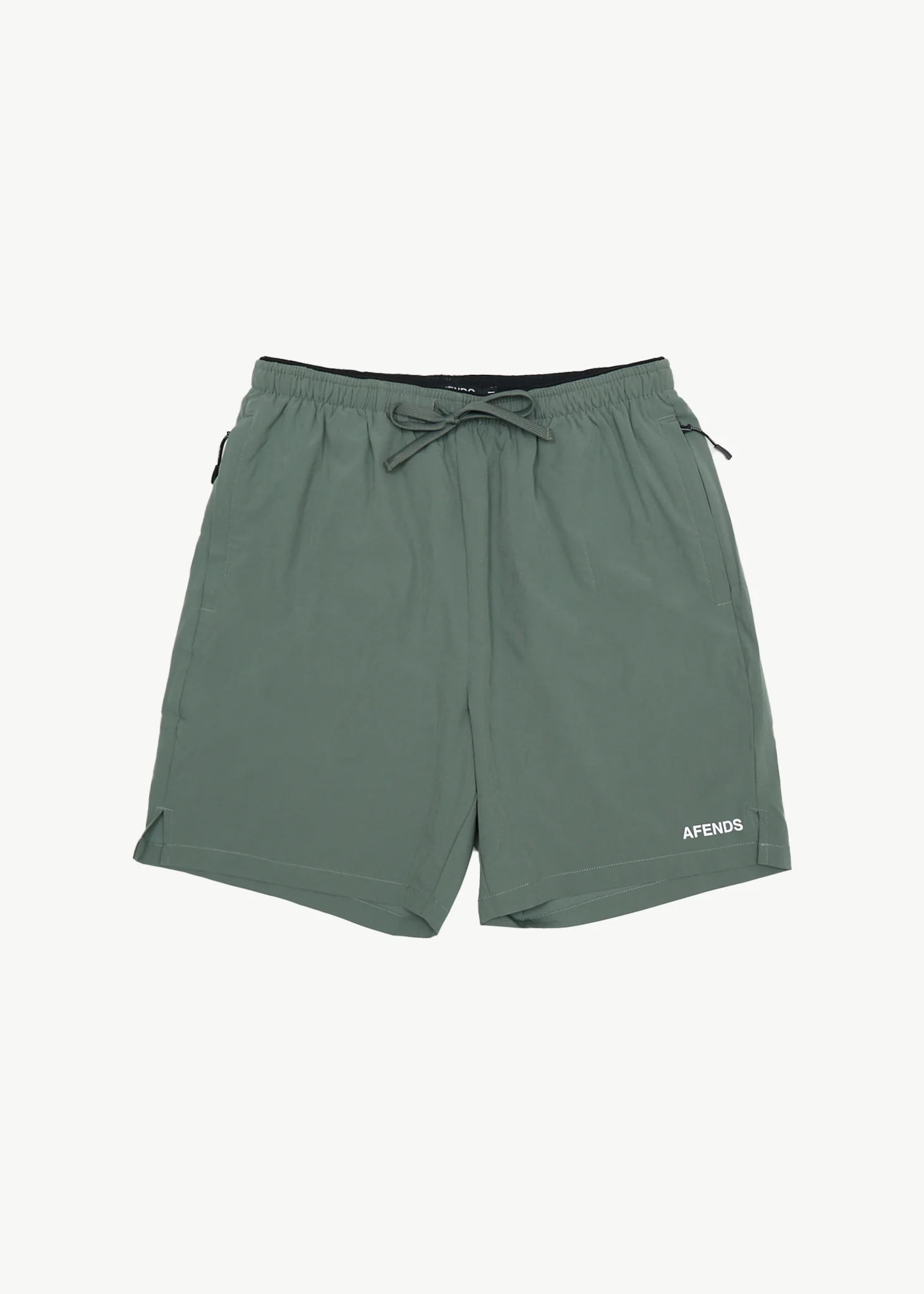 AFENDS Mens Kettle-Ish - Performance Short 18 - Sycamore
