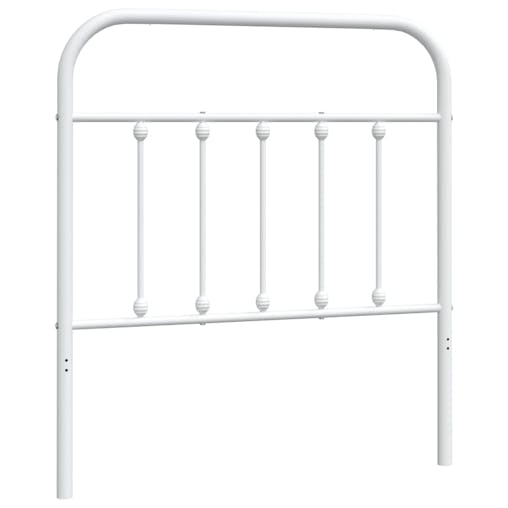 NNEVL Metal Headboard White 90 cm