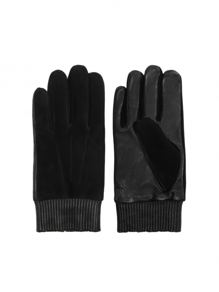 Men's black gloves