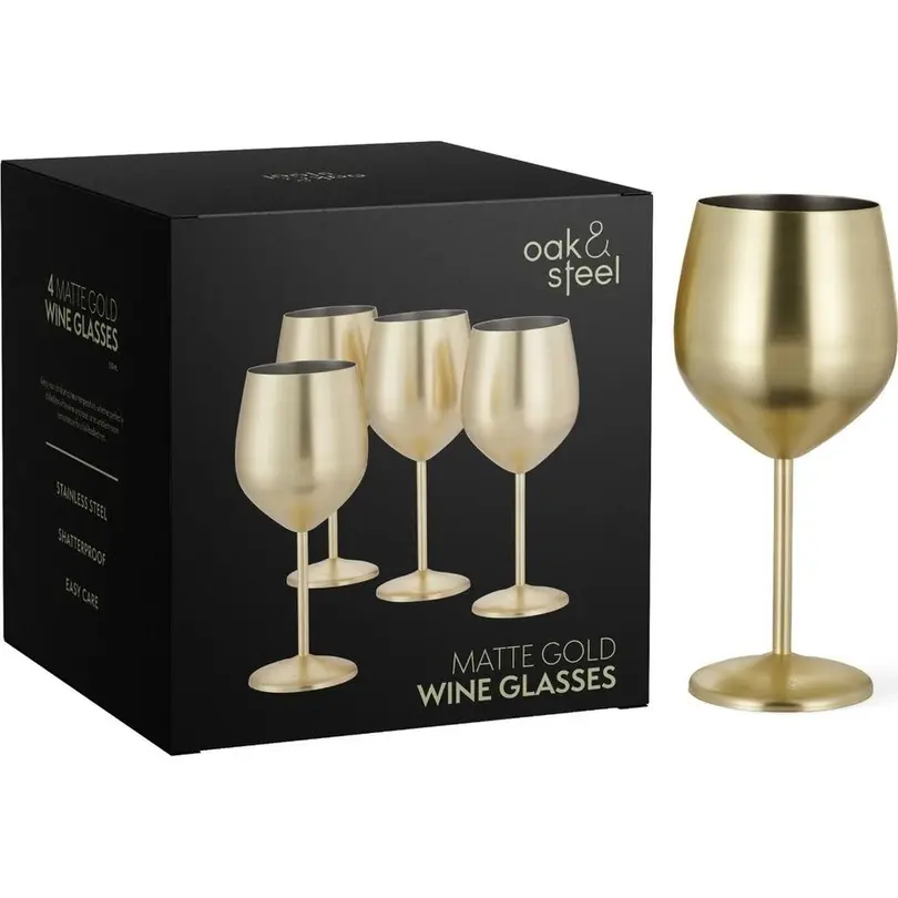 Weinglas 4er-Set Oak & Steel