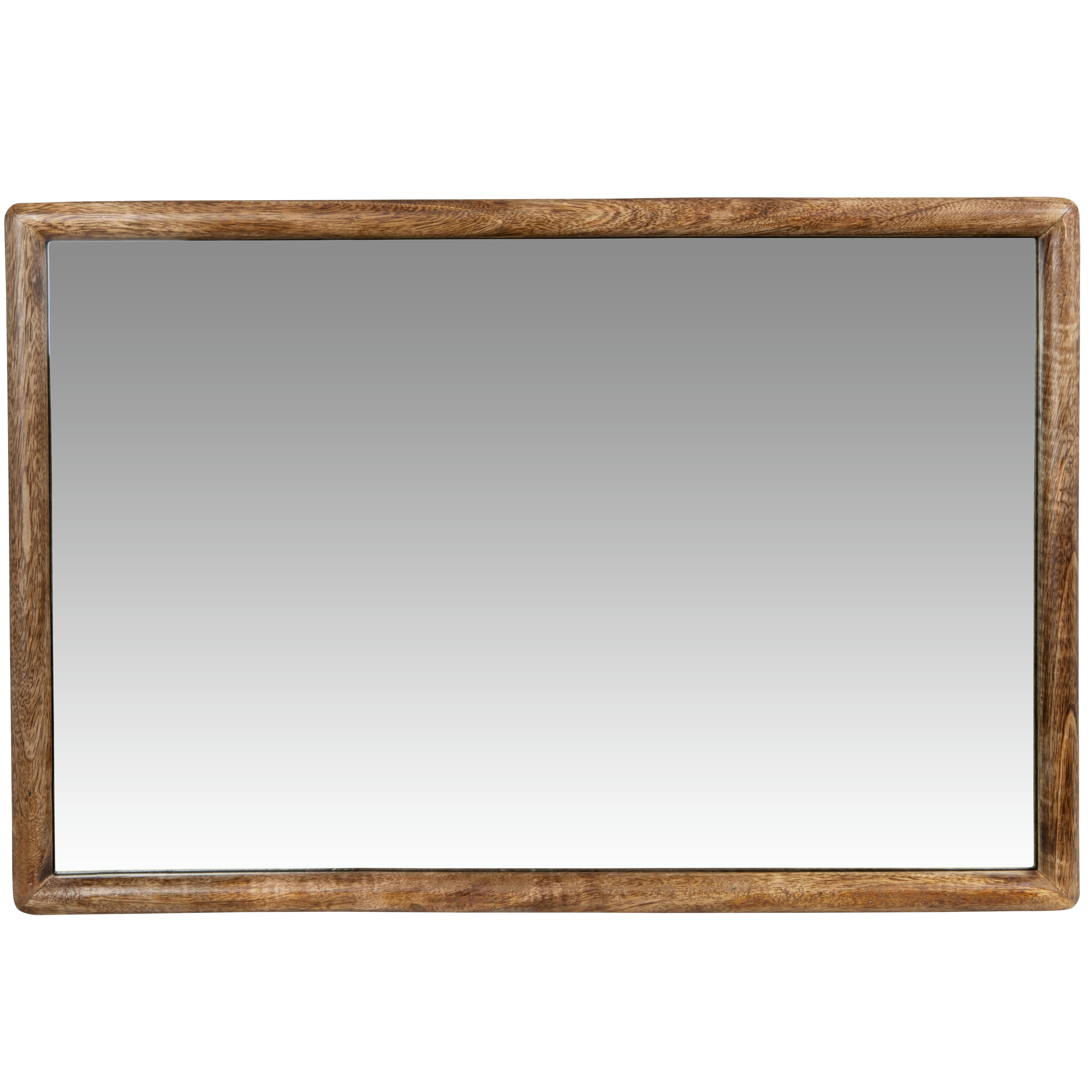 TALDORA - Miroir rectangulaire en bois de manguier 41x60