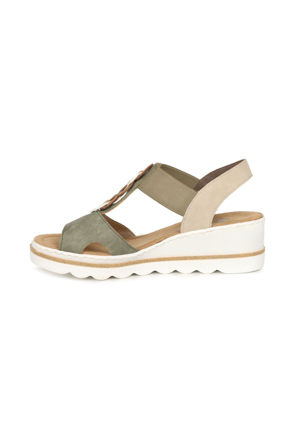 Rieker Medal' Wedge Heel Sandals