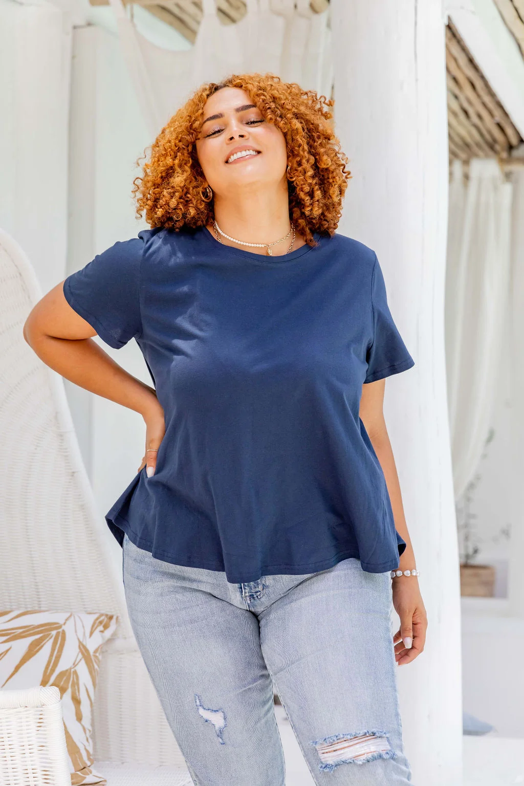 Jayden Tee in Navy