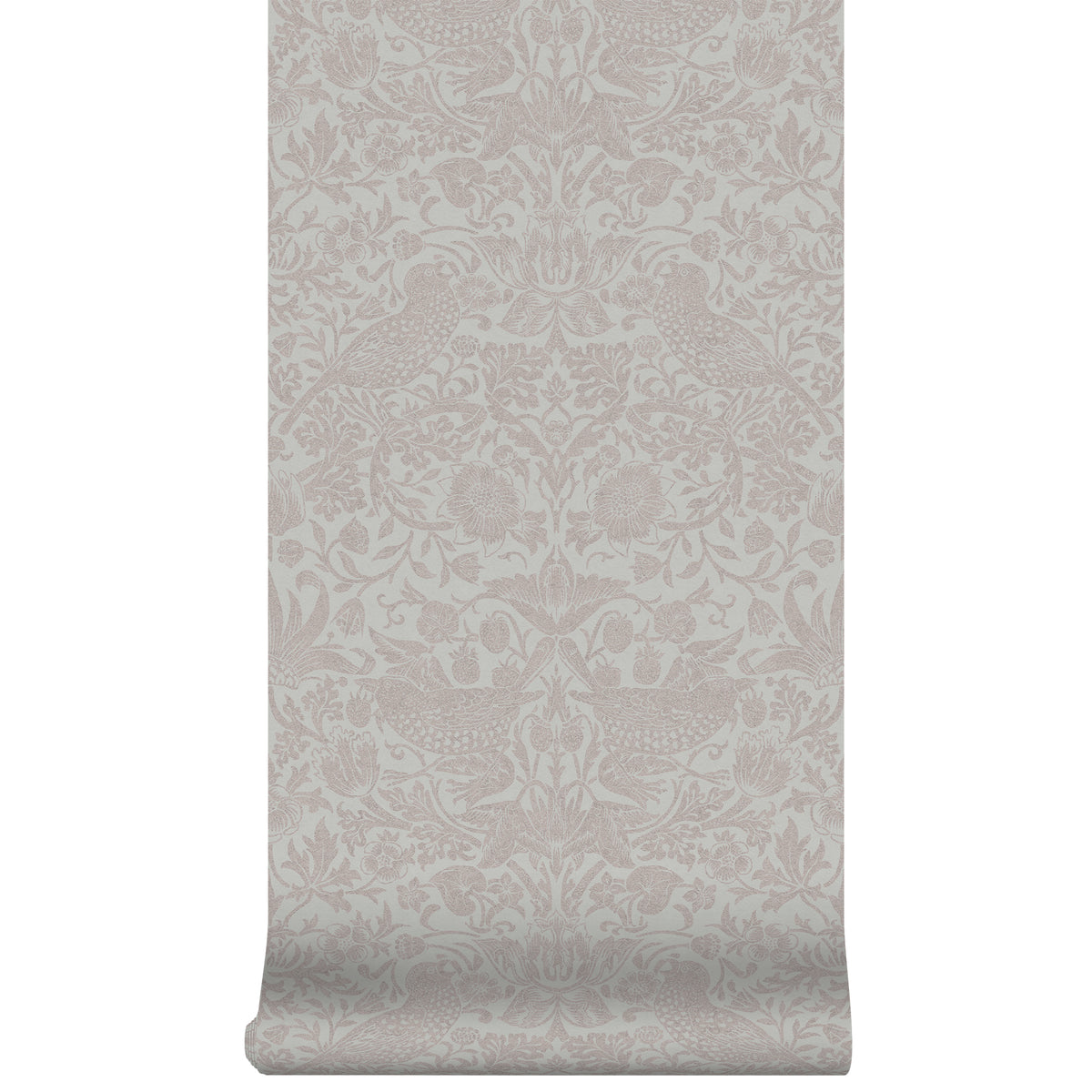 William Morris at Home Vliesbehang Strawberry Thief Fibrous - 10mx52cm