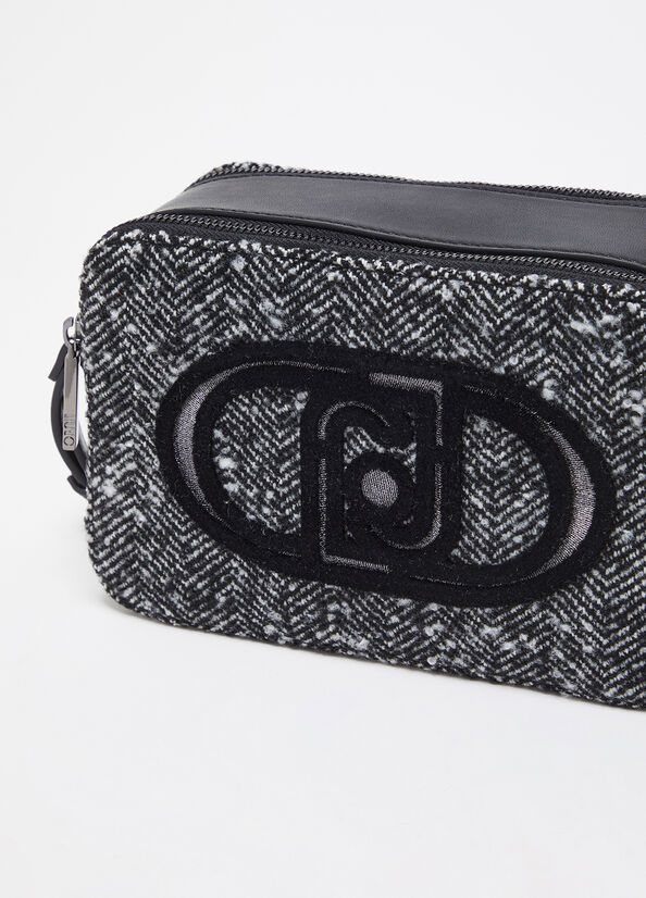 Borsa a tracolla media chevron