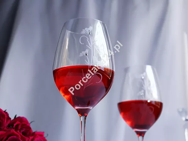 Kpl. kieliszków do wina czerwonego 470 ml (6 szt.) Mati - Flowers 21.FLOW-0470